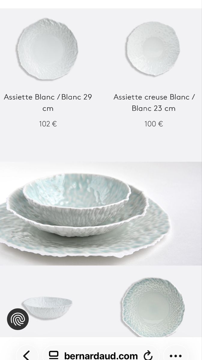 Bernardaud Set di piatti: Service l’Atelier B de Bernardaud – Nuovo (secondo la descrizione) da Genève venduto da jos_fm7m 6