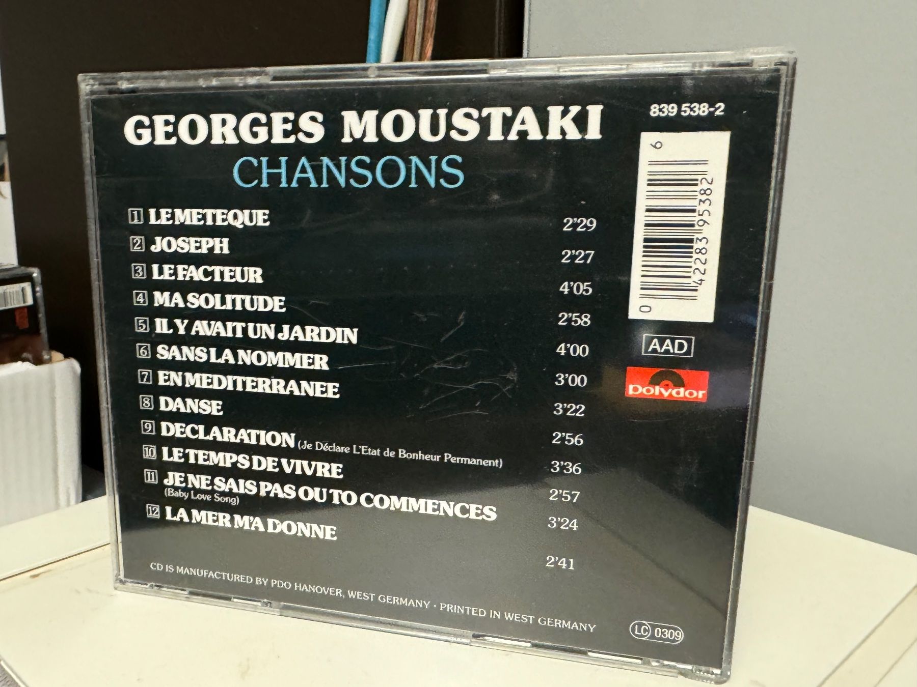 CDs: Georges Moustaki - Chansons - HA11N – Neu (gemäss Beschreibung) aus Küsnacht ZH von Jazztilldawn 1