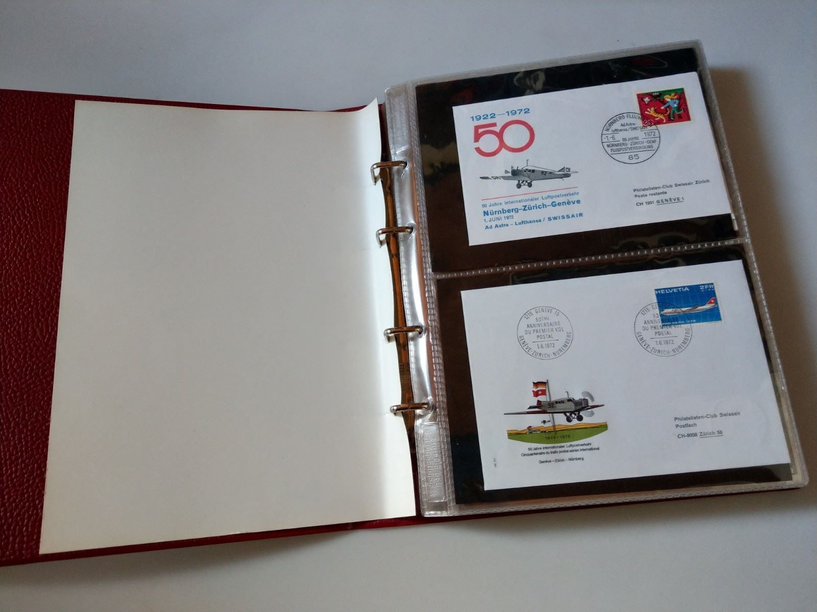 Tutti i francobolli: Sammlung 64 Erstflüge von 1972-1974 – Usato da Ettingen venduto da Kartenplanet 1