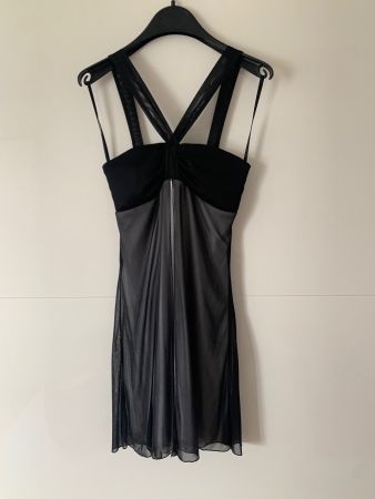 Minikleid schwarz/ weiss, elegant, Gr.36/38, nie getragen