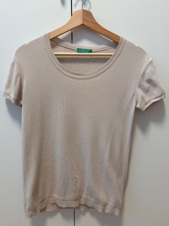 Damen Baumwolle beige Grösse S United Colors of Benetton