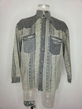 Vintage Tex-Mex Baumwollhemd