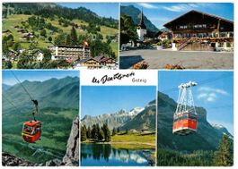 Les Diablerets - 5 Bild AK