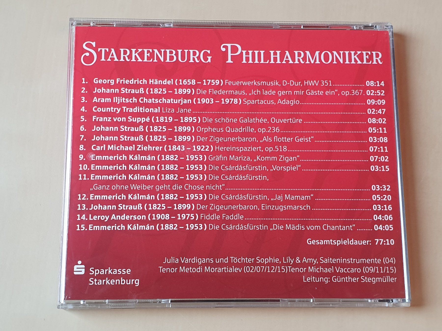 CDs: Starkenburg Philharmoniker Neujahreskonzerte 2010 – D'occasion à Stansstad par collectorsshop 1