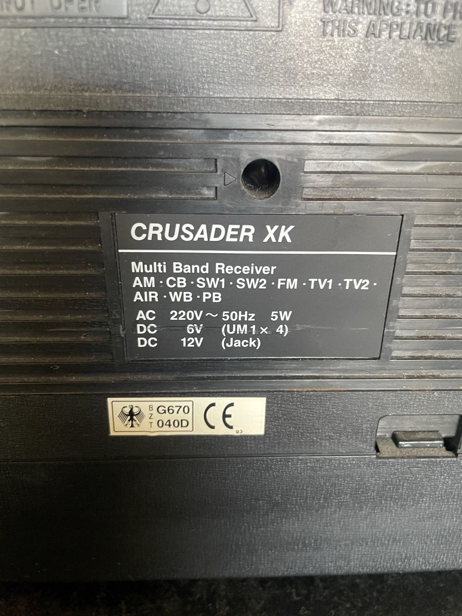 Radio: Ancienne Radio Crusader XK Multiband – Usato da Vallamand venduto da Bricbracbroc82 6