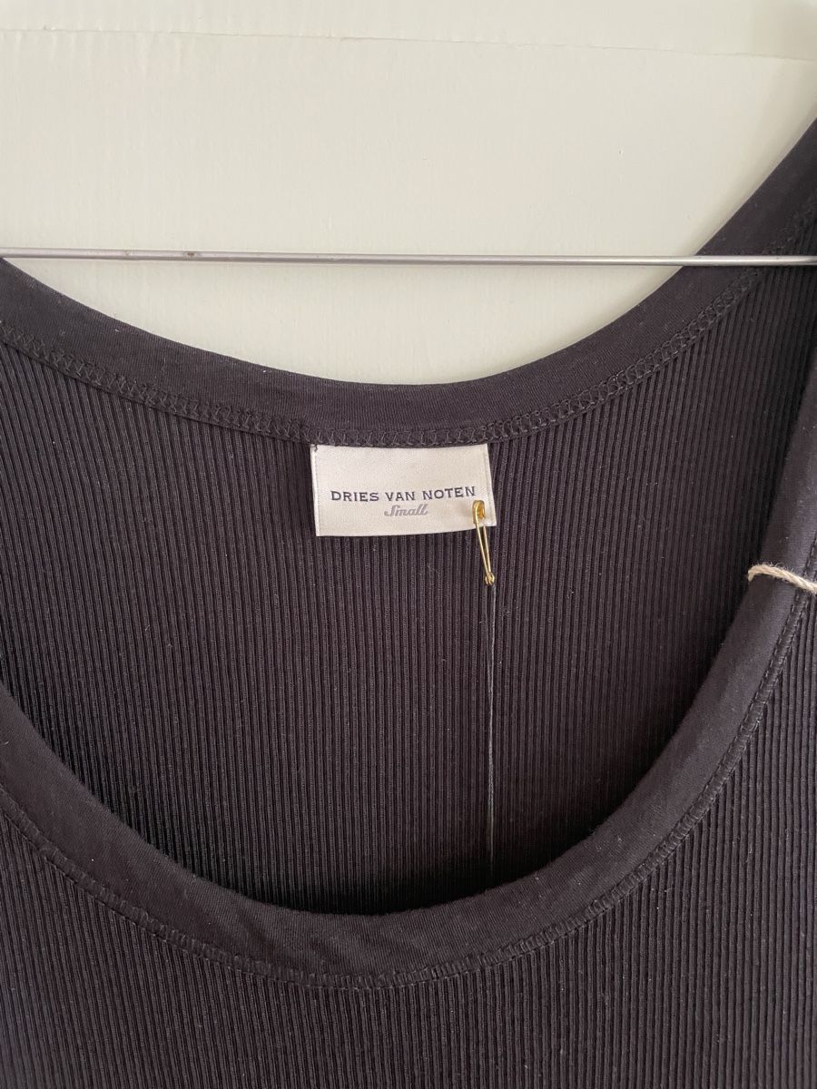 Top: Dries Van Noten Tank Top schwarz Grösse S – Nuovo (secondo la descrizione) da Basel venduto da mattt 2