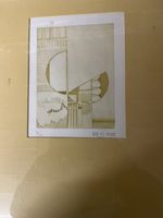 Radierung 1/12 gerahmt