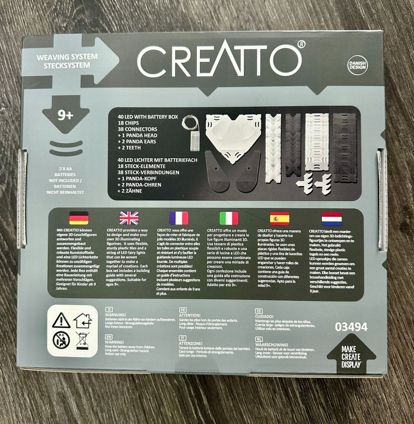 Kit bricolage: 2 Creatto Bastelsets (3D-Puzzles) – Nuovo e nell'imballaggio originale da Ehrendingen venduto da Reina 2