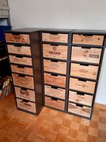 3 Stück Weinkisten Schubladenstöcke