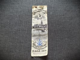 BUNDESFEIER BASEL 1926 INTERNAT. AUSSTELLUNG
