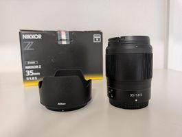 Objectif NIKKOR Z 35mm f/1.8 S, monture Z