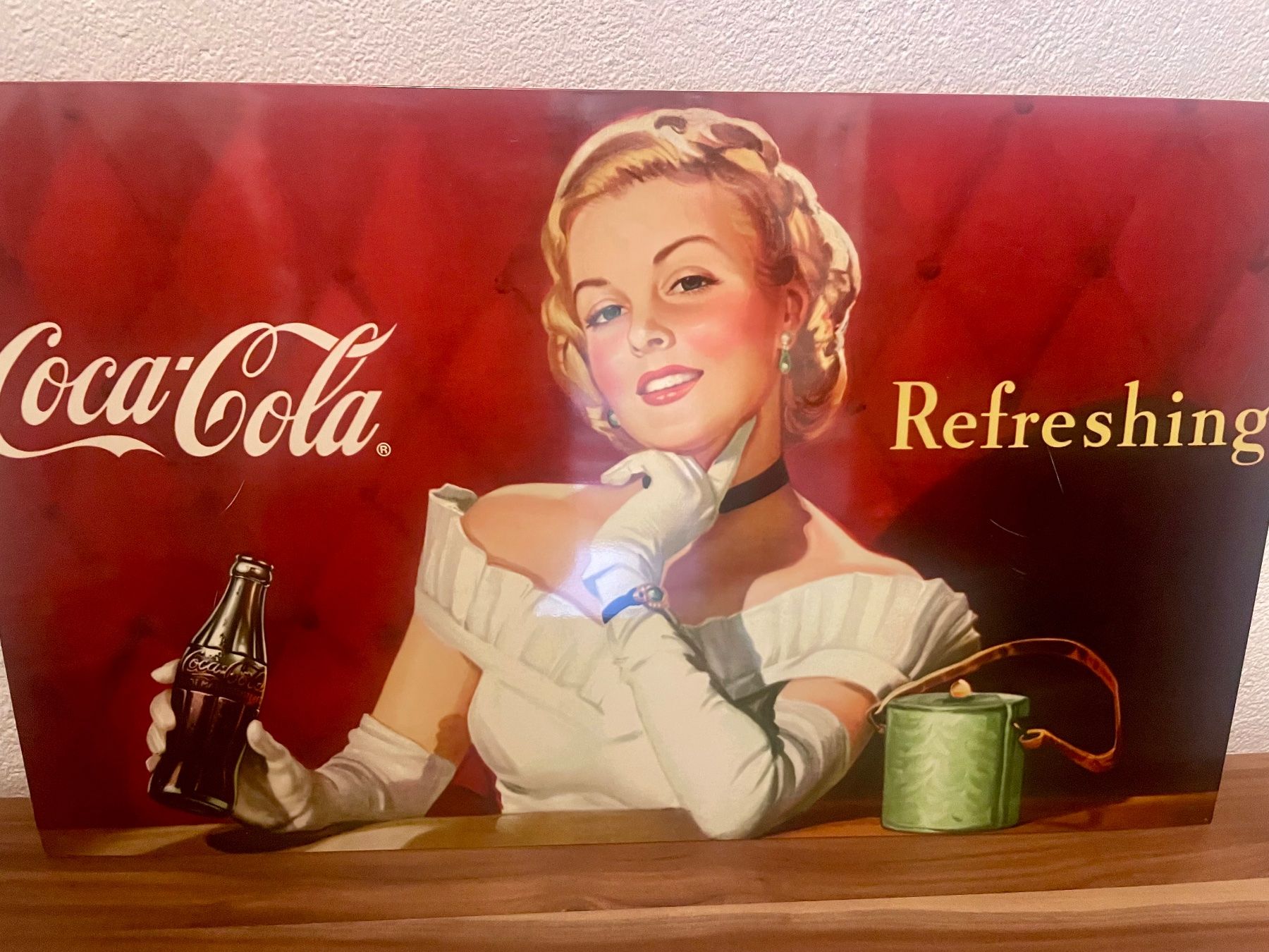 Schilder: 2 Vintage Coca-Cola Blechschild Schilder Retro Werbung – Gebraucht aus Laax GR von Snowman44 2