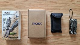 Troika Mini-Tool Schlüsselanhänger Zange Messer Säge Feder