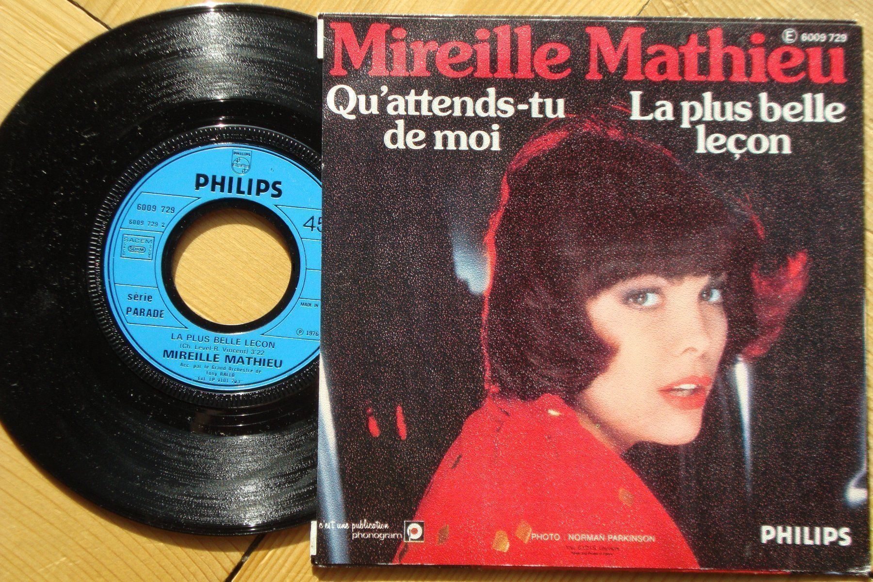 Schallplatten: MIREILLE MATHIEU - QU'ATTENDS-TU DE MOI – Gebraucht aus Bern von Uli_10_11 1