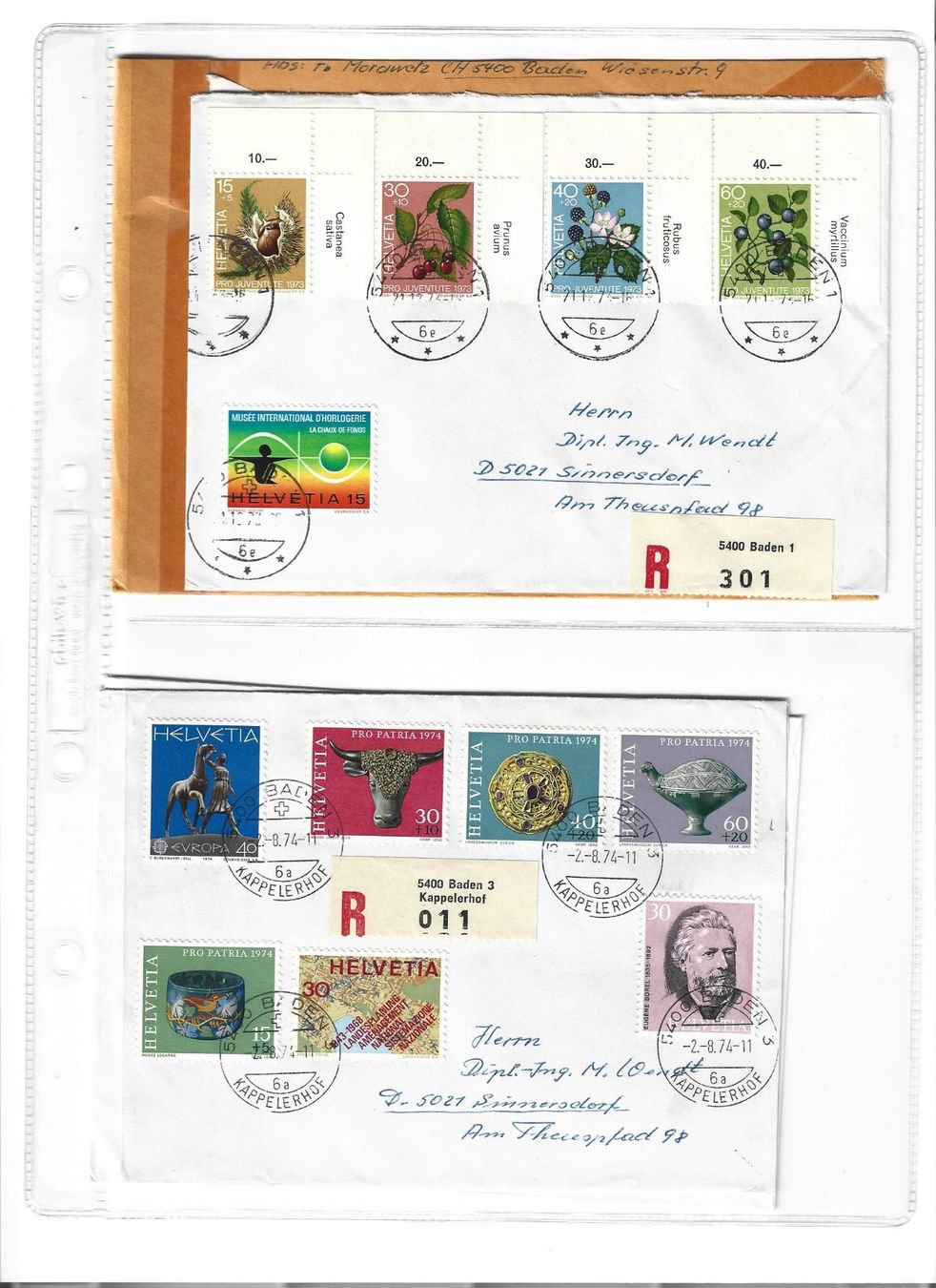 Tutti i francobolli: 10 lettres 10 Buchstaben – Usato da Delemont venduto da toutdubon11