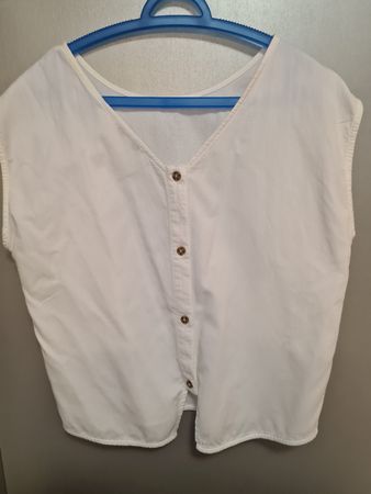 Sommerliches Esprit Bluse, weiss, Grösse L, neuwertig! 