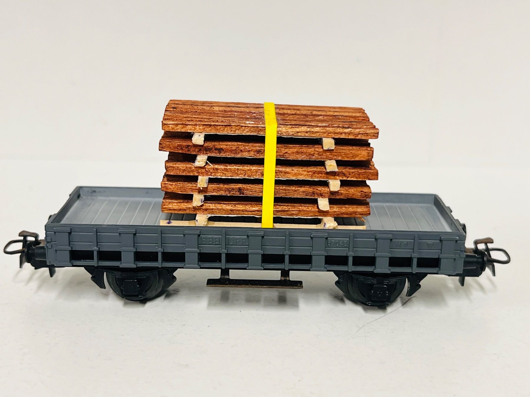 Hag Modellini di ferrovie: HAG SBB H0 DC beladen mit Holz – Usato da Geroldswil venduto da TopTrain54