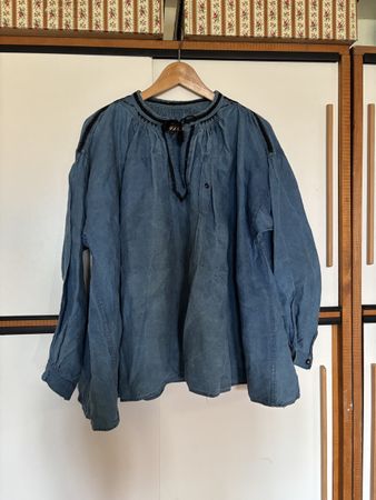 Blouse antique biaude/burgunder