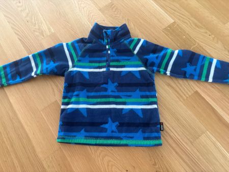 Etirel Fleece Pullover blau Sterne Grösse 98 gebraucht