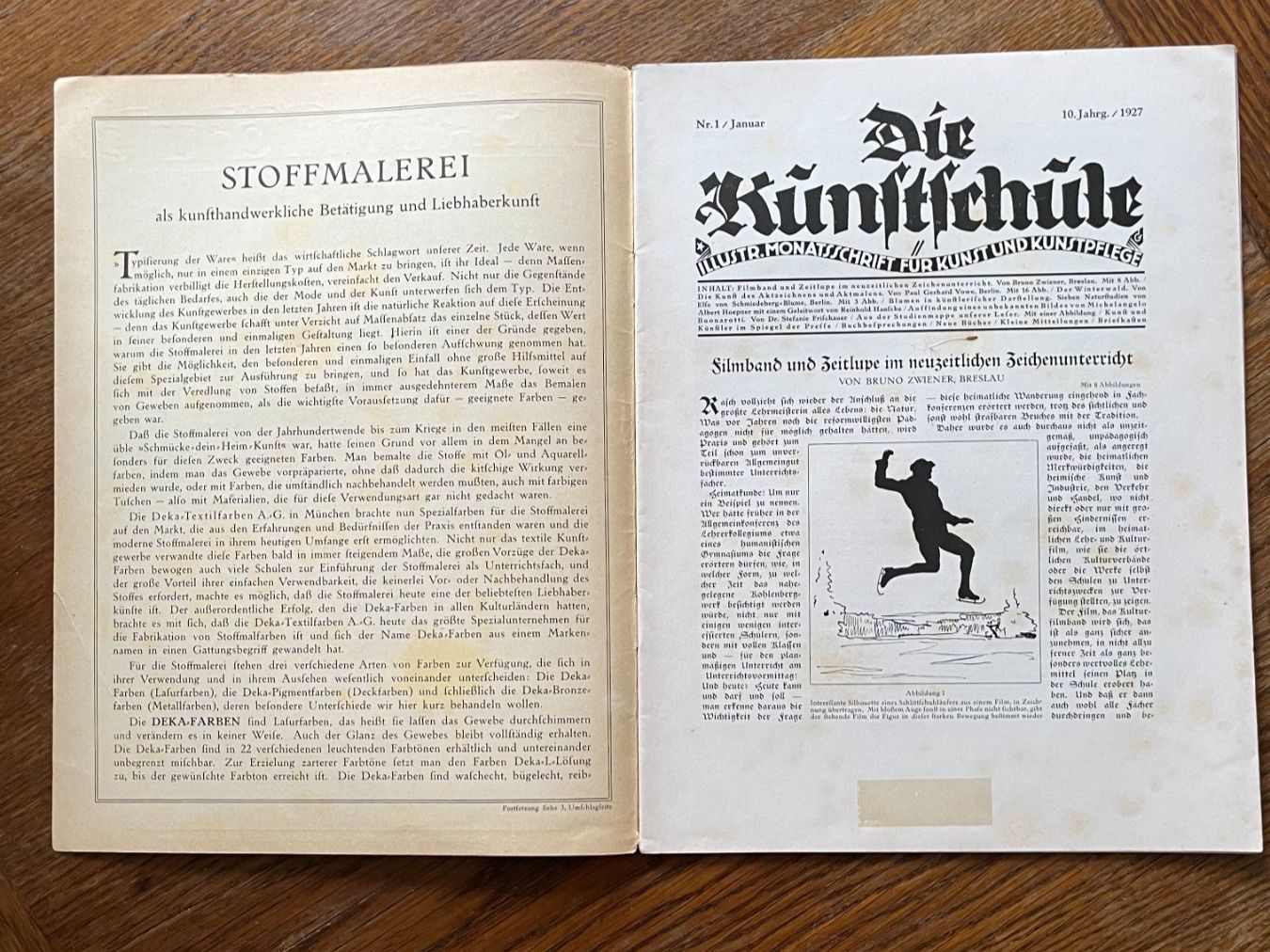 Grafica & Litografie: Zeitschrift "Die Kunstschule" 1927, komplett. – Usato da Dietikon venduto da sch_w2tw 1