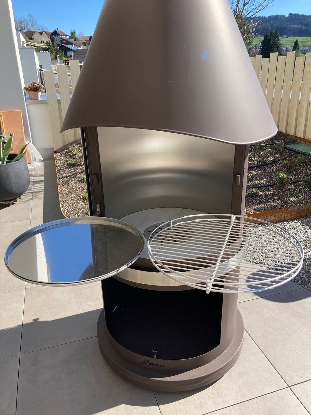 Camini: Mobiler Grillkamin Firestar DN 800 Swing Glas – Nuovo (secondo la descrizione) da Gontenschwil venduto da Zdravi 5