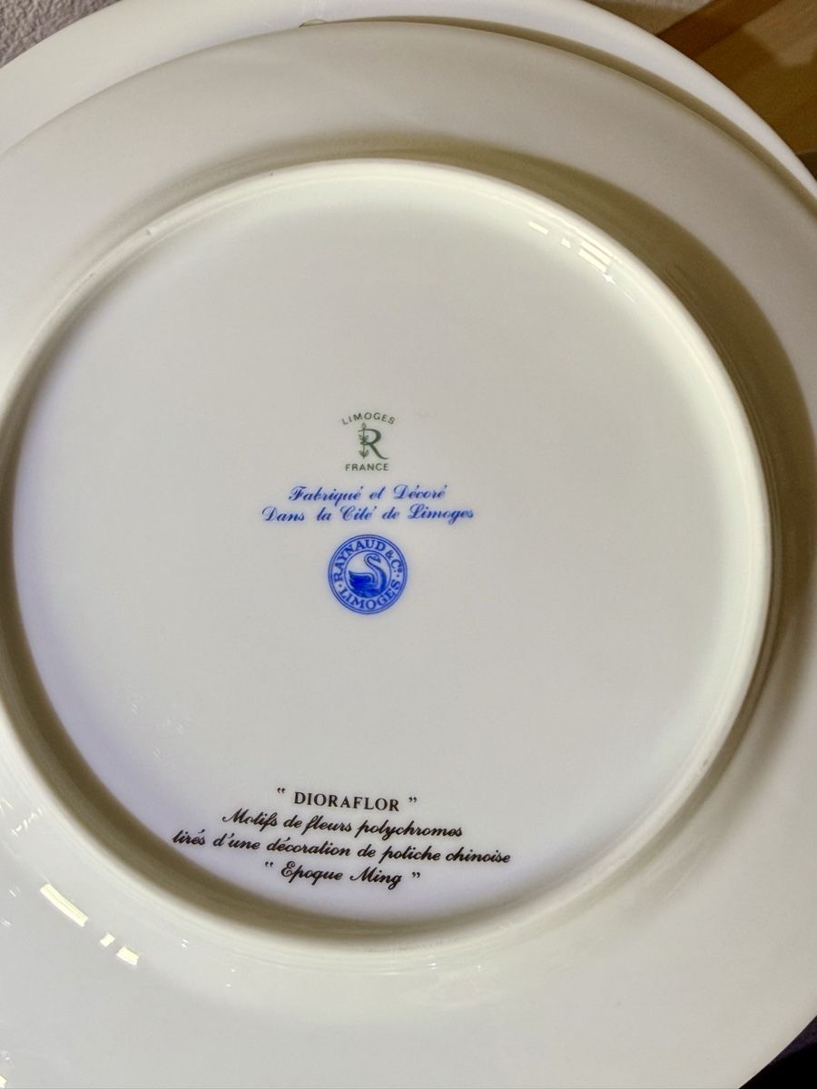 Set di piatti: Raynaud Limoges Dioraflor by CERALENE. – Nuovo (secondo la descrizione) da Le Sentier venduto da dar_hb62 7