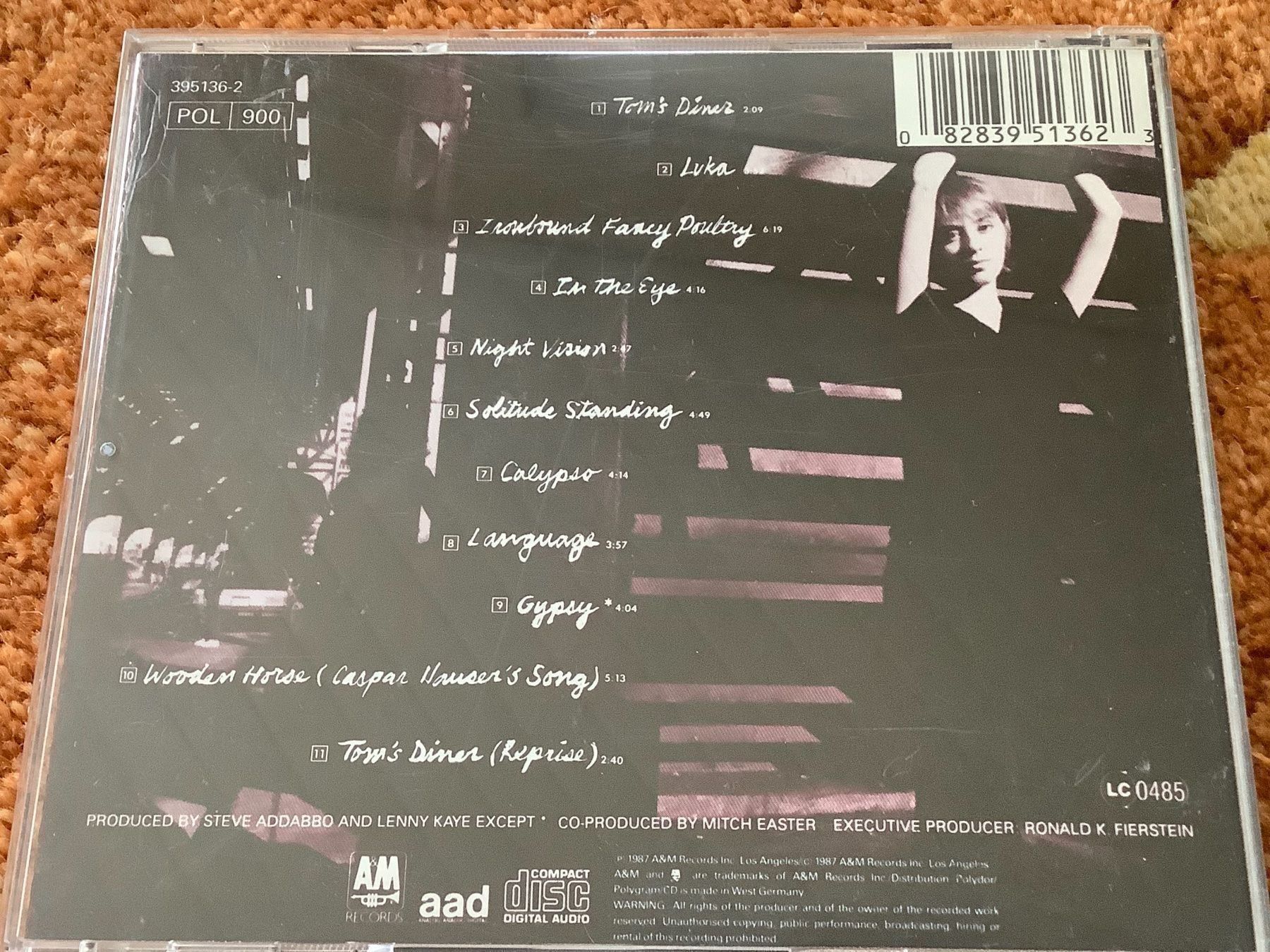 CD: Suzanne Vega  *  Solitude – Usato da herzogenbuchsee venduto da HIFIANER 3