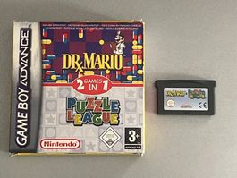 Dr. Mario & Puzzle League - GBA Game Boxed (OVP)