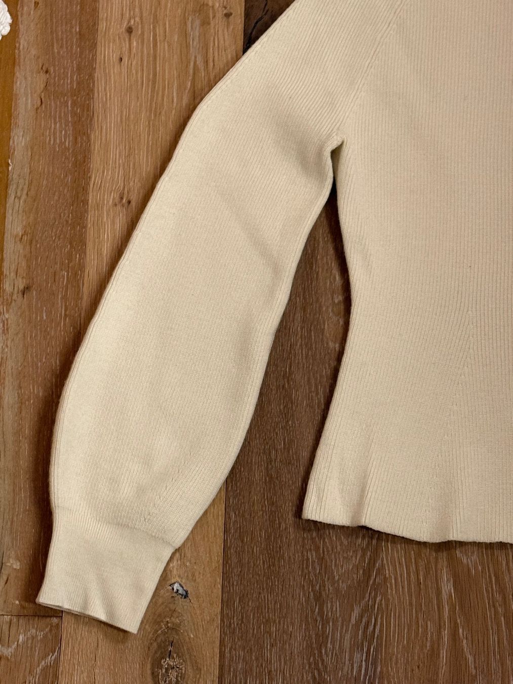 Zara Tops: Great cream knitted top. S – Gebraucht aus Grund b. Gstaad von PlageNeigeplus 4