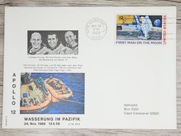 CL06 Enveloppe + Timbre USA 1969