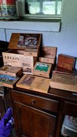 cigarren Boxen Weinbox alt Konvolut 