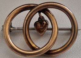 Broche ancienne en Or 9cts/375.