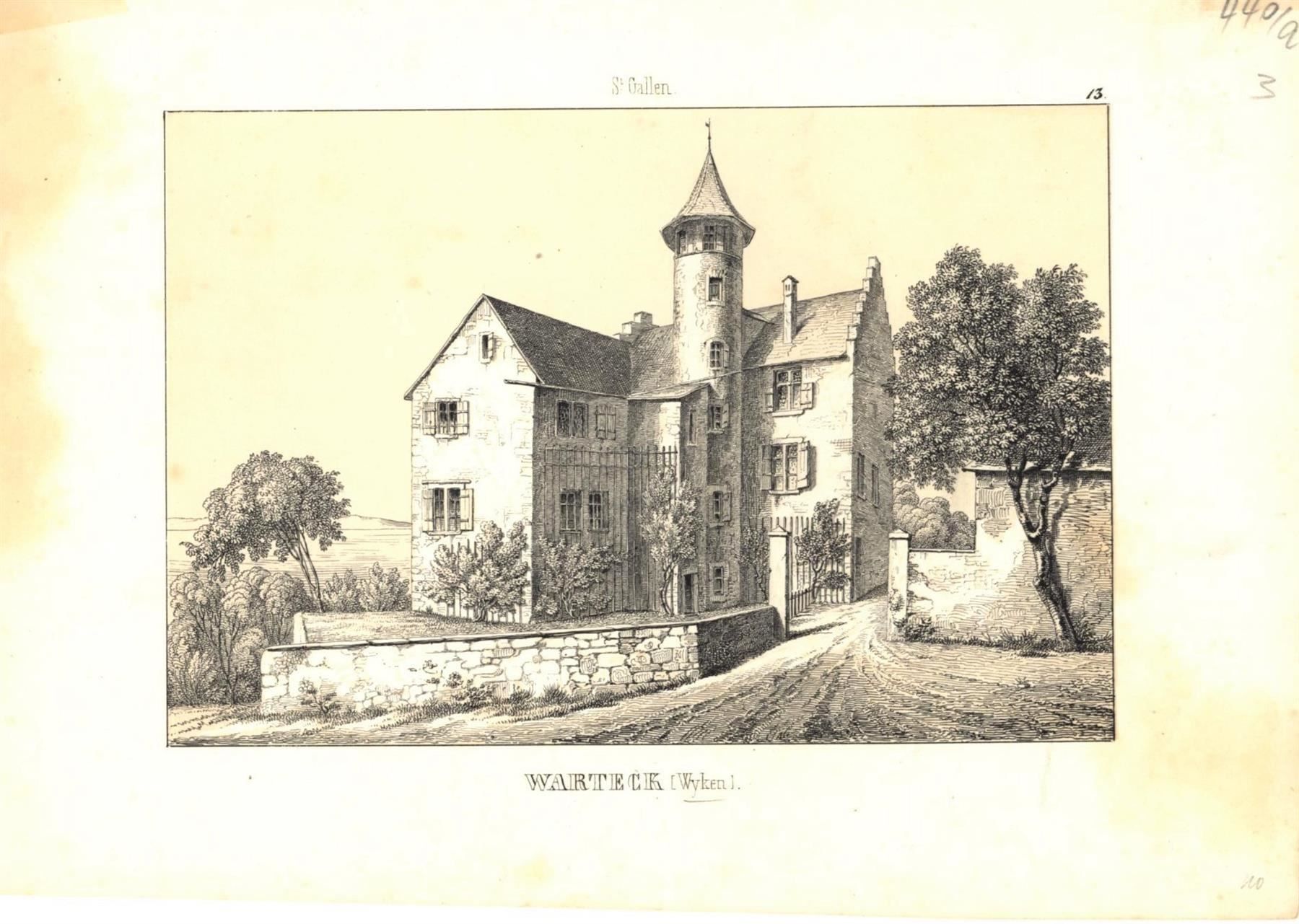 Incisioni: Warteck von Wagner 1840 – Usato da Rafz venduto da Helvet32