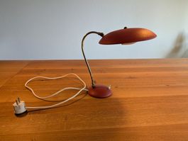 Retro Vintage Schreibtischlampe rot