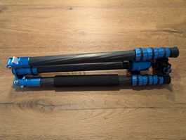 Jenova Pro.J Carbon Stativ 35852 blau inkl. Kugelkopf