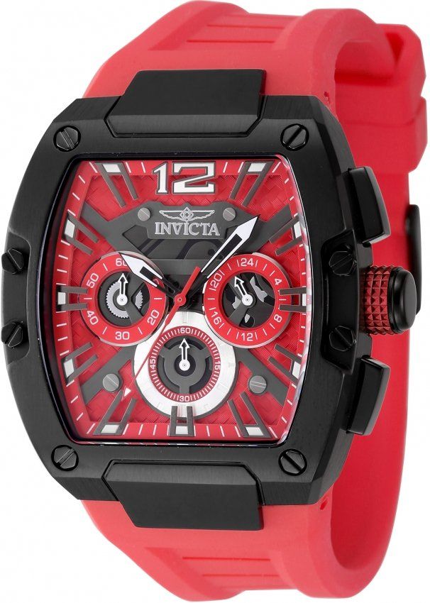 Invicta Montres: Invicta  Rennen Quarz Red Dial Herren – Neuf avec emballage d'origine à Kehrsatz par CIVOMILES