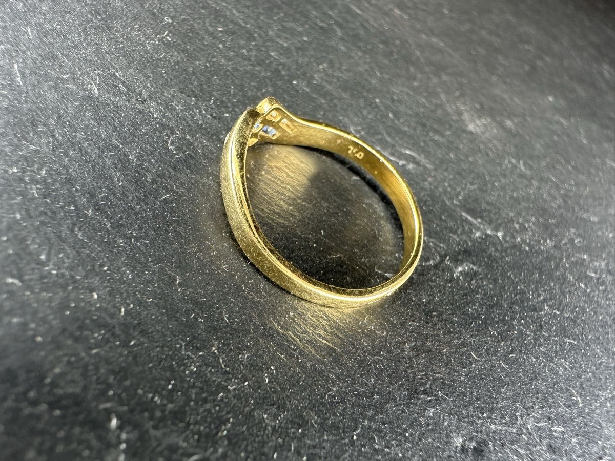 Anelli: Goldring mit Saphiren und Diamanten – Nuovo (secondo la descrizione) da Chur venduto da spitfix 1