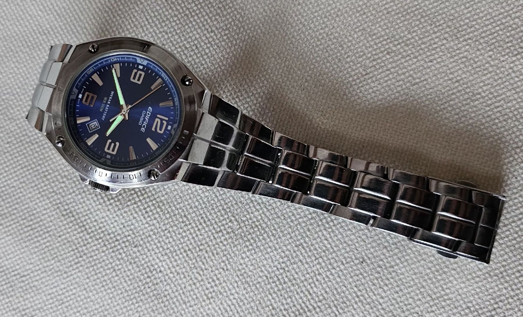 Casio Orologi: EDIFICE CASIO WR 100 Elegante Herrenuhr 42.5mm – Usato da Speicher venduto da Lemore 5