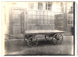 Fotografie Pritschenwagen mit Bordwand v