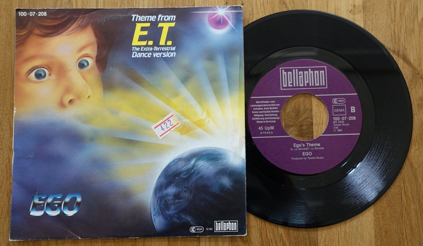 Dischi in vinile: EGO – Theme From E.T. (Dance Version) – Usato da Sessa venduto da discoverymedia 1