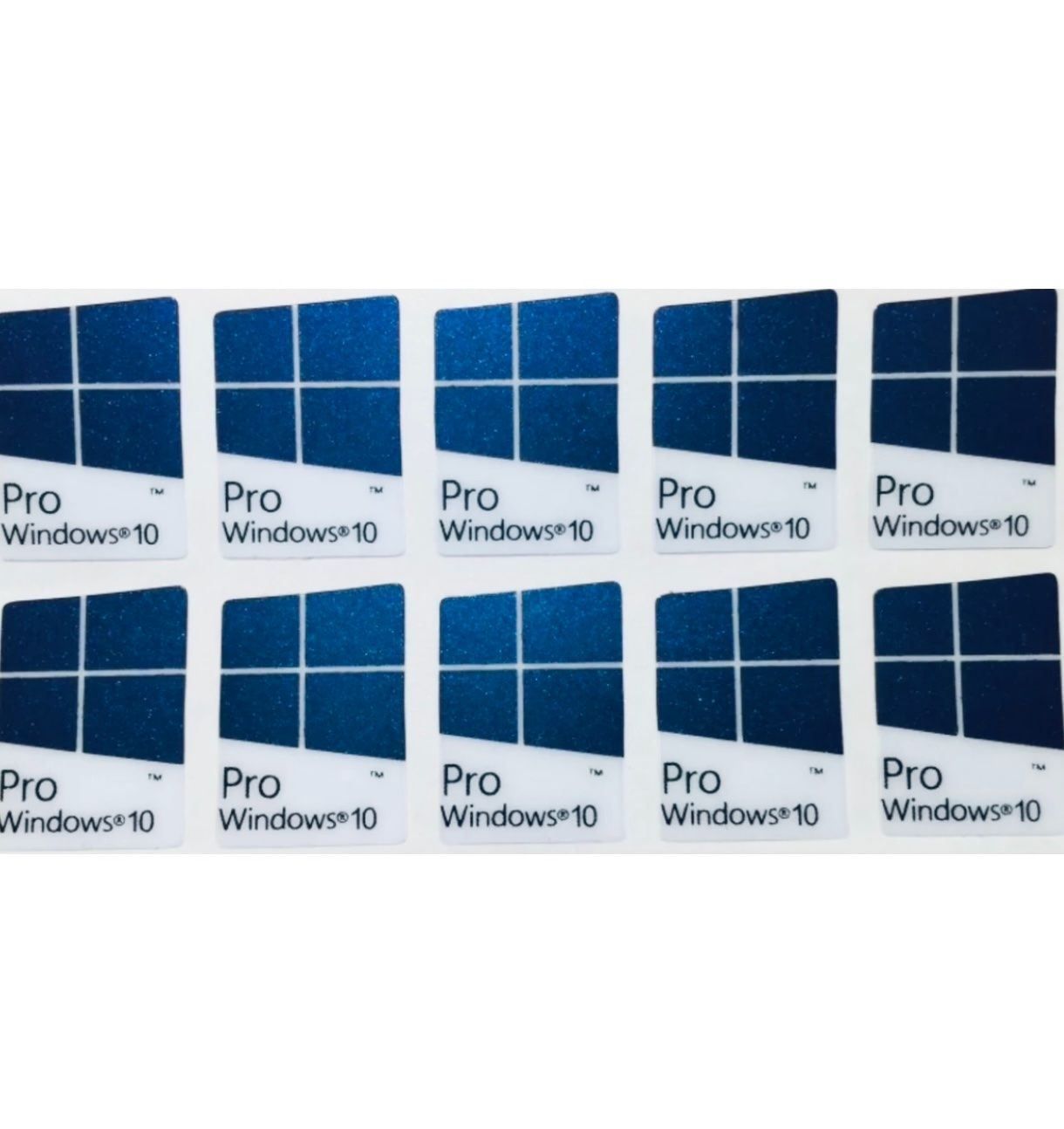 Microsoft Software: WINDOWS 10 PRO AUFKLEBER ¦ STICKER – Nuovo e nell'imballaggio originale da Thalwil venduto da blackcircle