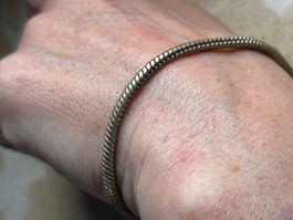 Schlangenarmband vergoldet (19.5 cm)