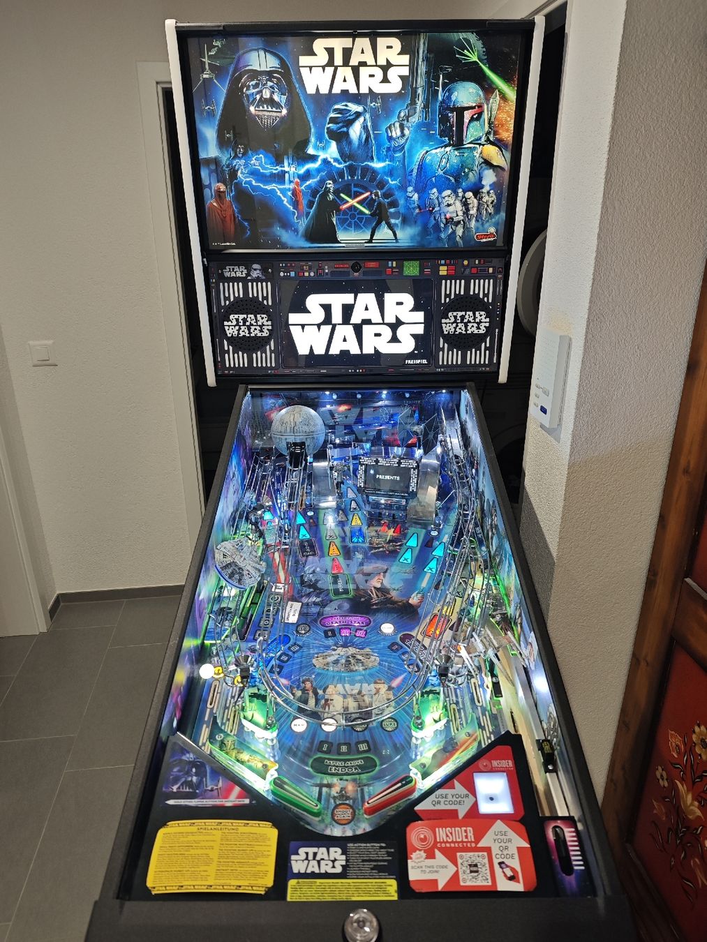 Stern Pinball Flipper: Stern Star Wars Premium Flipperkasten – Usato da Stetten AG venduto da marco_09