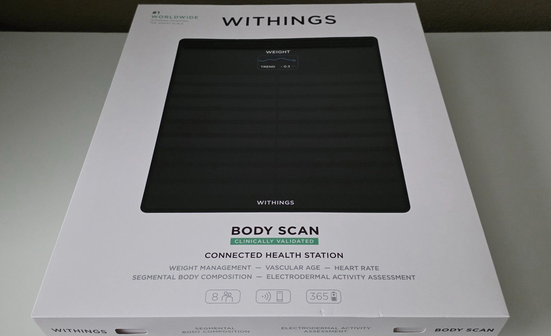 Withings Personenwaagen: Withings Body Scan, schwarz – Gebraucht aus Hüttikon von Quattro1980 3
