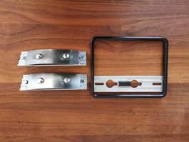 Wechselschildhalter Komplettkit für Harley Davidson