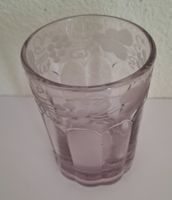 Flühli-Trinkglas mit Rebenätzung ca. 1900
