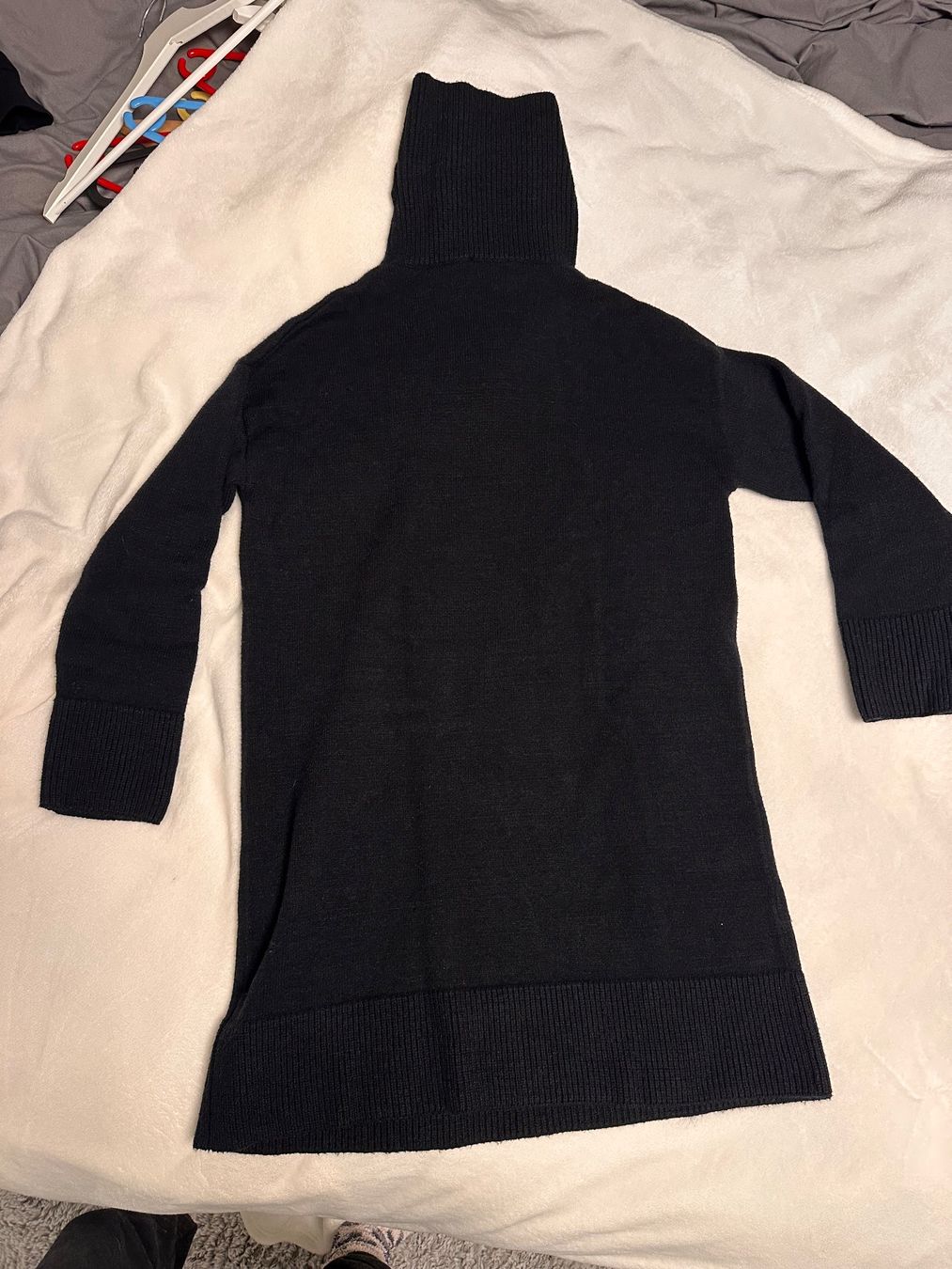 Vestiti: Schwarzes Rollkragenpulloverkleid, Gr. XS – Usato da Dübendorf venduto da bol_h67v