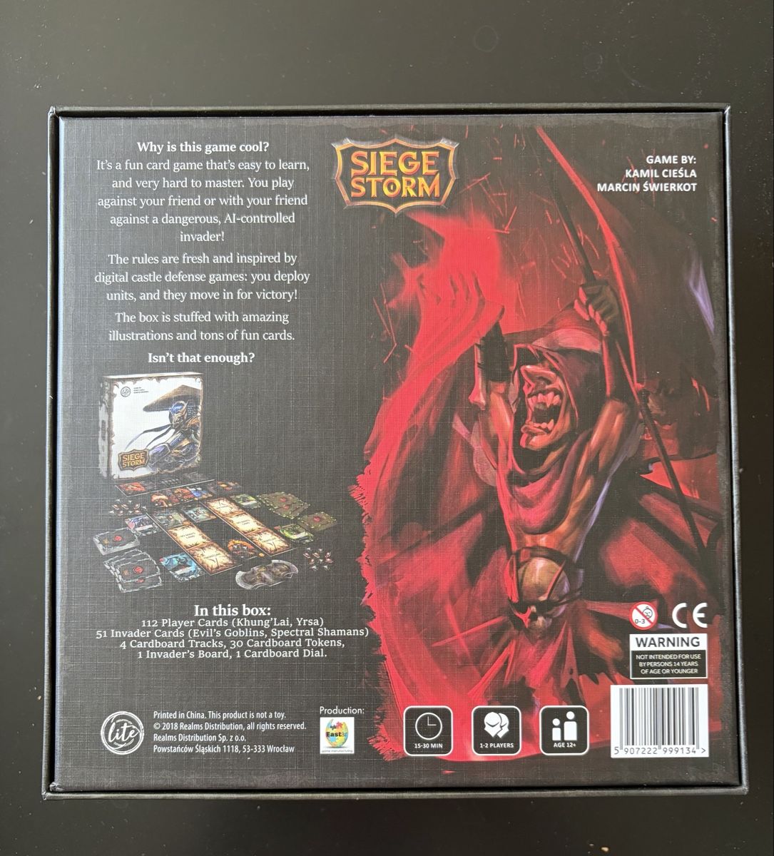 Giochi: Siege Storm - Kartenspiel - 2 Spieler – Nuovo (secondo la descrizione) da Basel venduto da joe_q99v 1