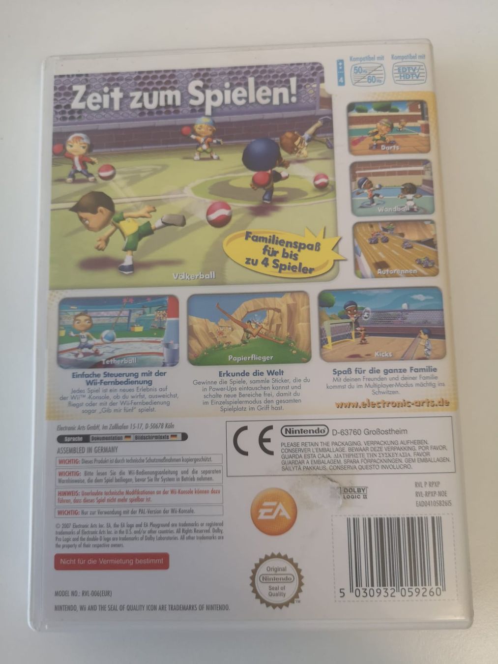 Spiele: Playground inklusive Völkerball (Wii) – Gebraucht aus Herisau von Seyashop1 2