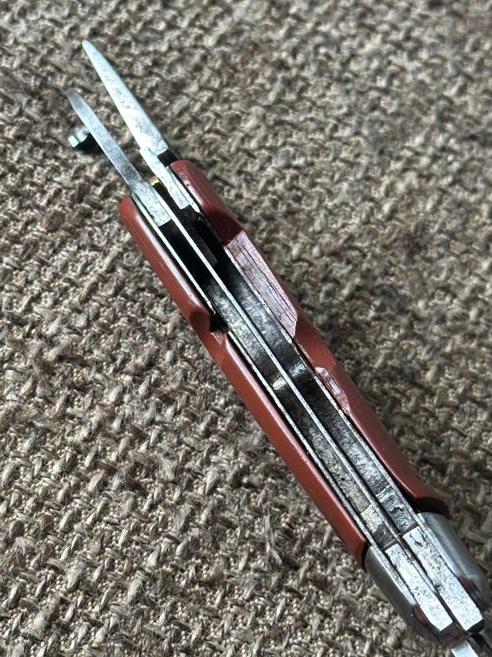 Coltelli tascabile: Uraltes Militärmesser ELSENER E RAR – Usato da Dübendorf venduto da lan1808 9